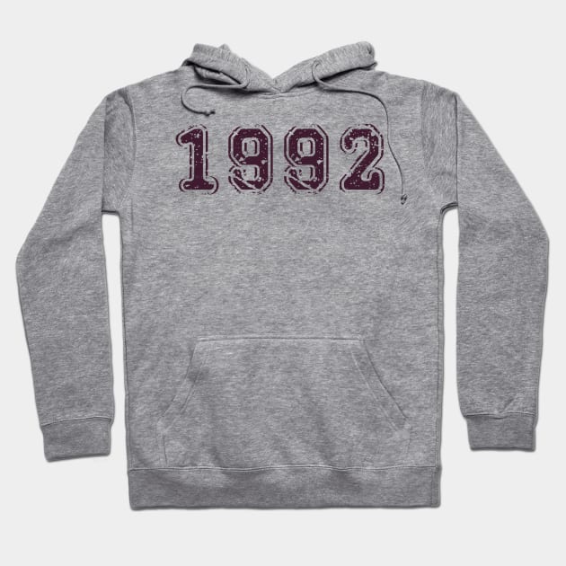 1992 Hoodie by Myartstor 